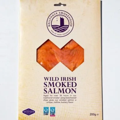 Wild irish smoked salmon retail pack