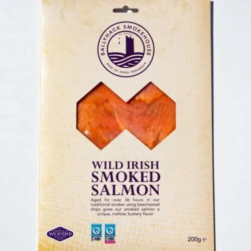 Wild irish smoked salmon retail pack